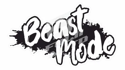 Sticker Auto - 4x4 - Beast Mode (10)