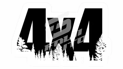 Sticker Auto - 4x4 (12)