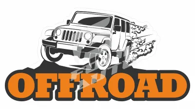 Sticker Auto - 4x4 - Offroad (02)