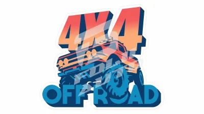 Sticker Auto - 4x4 - Offroad (06)