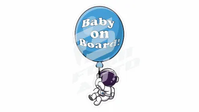 Sticker Auto - Baby on Board - Astronaut (15)