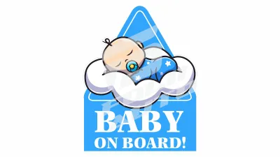 Sticker Auto - Baby on Board - Bebe (16)