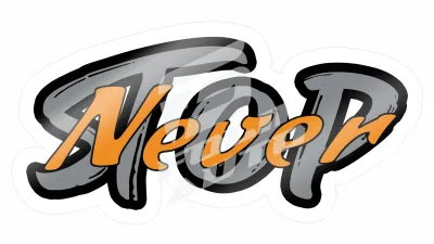 Sticker Auto - Diverse - Never Stop (18)