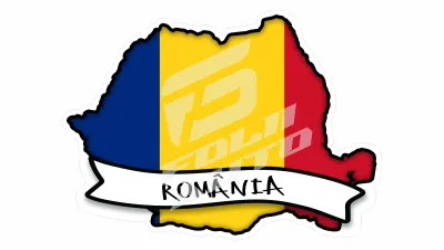 Sticker Auto - Drapel - Romania (10)