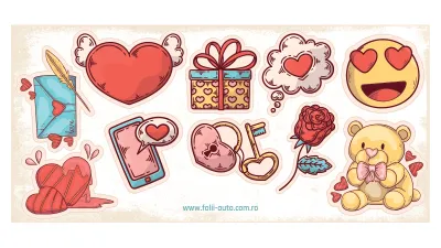 Stickere tematice Valentines Day (01)