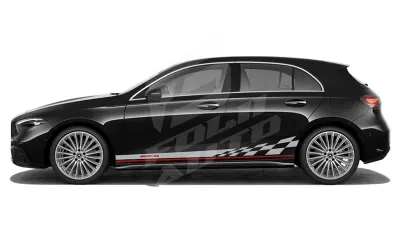 Sticker Auto - Mercedes Hatchback - Dungi laterale (04)