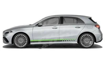 Sticker Auto - Mercedes Hatchback - Dungi laterale (05)