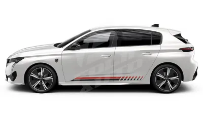 Sticker Auto - Peugeot 308 - Dungi laterale (05)