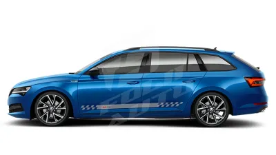 Sticker Auto - Skoda Superb - Dungi laterale (06)