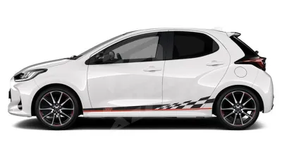 Sticker Auto - Toyota Yaris - Dungi laterale (04)