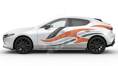 Sticker Auto - Mazda 3 - Model Tribal (06)