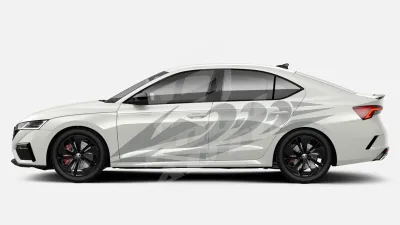 Sticker Auto - Skoda Octavia - Model Tribal (10)
