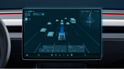 Folie de protecție hibridă ecran monitor TESLA MODEL Y - 16“ 2025 -