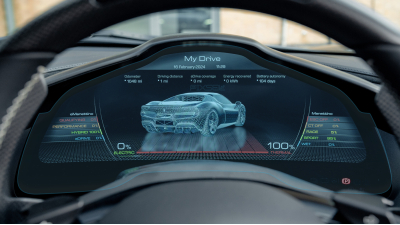Folie de protecție hibridă ecran panoul de bord FERRARI PUROSANGUE - 17.9“ 2023 -