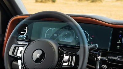 Folie de protecție hibridă ecran panoul de bord ROLLS ROYCE CULLINAN - 22.6“ 2024 -
