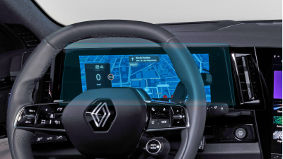 Folie de protecție hibridă ecran panoul de bord RENAULT ESPACE - 16.4“ 2023 -