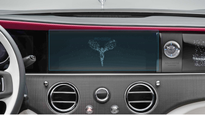 Folie de protecție hibridă ecran monitor ROLLS ROYCE SPECTRE - 12.8“ 2023 -
