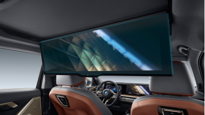 Folie de protecție hibridă ecran monitorul din spate BMW I5 - 33.9“ 2023 - (G60, G61, G68)