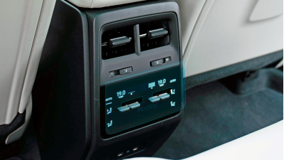 Folie de protecție hibridă ecran controlul climatizării din spate PORSCHE MACAN ELECTRIC - 7.7“ 2024 -