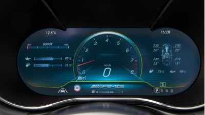 Folie de protecție hibridă ecran panoul de bord MERCEDES BENZ AMG GT 2 DOORS - 12.1“ 2019 - 2023