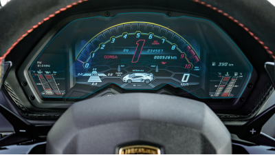 Folie de protecție hibridă ecran panoul de bord LAMBORGHINI AVENTADOR - 13.8“ 2018 - 2022