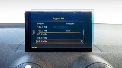 Folie de protecție hibridă ecran monitor AUDI Q2 - 7.8“ 2016 - 2025