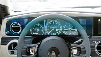 Folie de protecție hibridă ecran panoul de bord ROLLS ROYCE GHOST - 21.9“ 2020 -