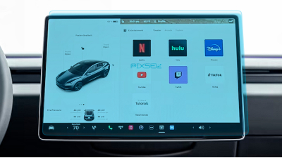 Folie de protecție hibridă ecran monitor TESLA MODEL 3 - 16“ 2023 -