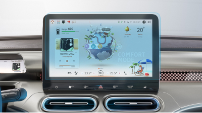 Folie de protecție hibridă ecran monitor SMART #1 - 14.6“ 2022 -