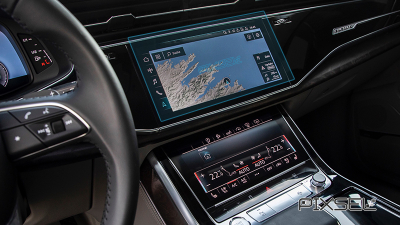 Folie de protecție hibridă ecran monitor AUDI Q7 / SQ7 - 11.3“ 2019 - 2023