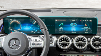 Folie de protecție hibridă ecran monitor MERCEDES BENZ EQB - 24.7“ 2021 - 2023