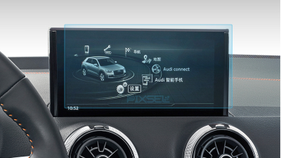 Folie de protecție hibridă ecran monitor AUDI Q2 L E-TRON - 9.2“ 2021 -