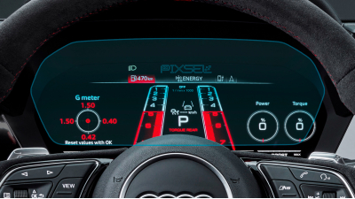 Folie de protecție hibridă ecran panoul de bord AUDI A3 / S3 / RS3 - 11.9“ 2020 - 2026