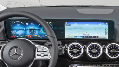 Folie de protecție hibridă ecran monitor MERCEDES BENZ EQA - 24.7“ 2021 -