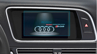 Folie de protecție hibridă ecran monitor AUDI Q5 / SQ5 - 6.7“ 2012 - 2017