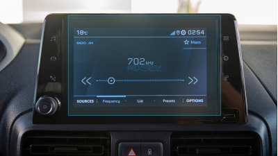 Folie de protecție hibridă ecran monitor PEUGEOT PARTNER - 9.4“ 2018 - 2024