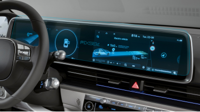 Folie de protecție hibridă ecran panoul de bord HYUNDAI IONIQ 6 - 28“ 2022 -