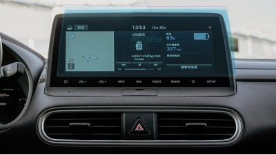 Folie de protecție hibridă ecran monitor HYUNDAI ENCINO EV - 12.4“ 2019 - 2024