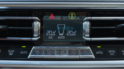 Folie de protecție hibridă ecran controlul climatizării BMW X4 - 2.9“ 2022 - (G02)