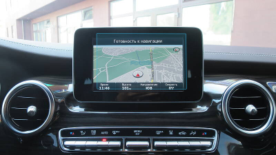 Folie de protecție hibridă ecran monitor MERCEDES BENZ V-CLASS - 6.9“ 2014 - 2023