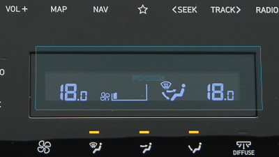 Folie de protecție hibridă ecran controlul climatizării HYUNDAI TUCSON - 4.9“ 2020 - 2024