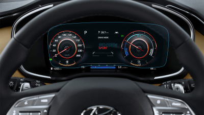 Folie de protecție hibridă ecran panoul de bord HYUNDAI SANTA FE - 12.8“ 2020 - 2024