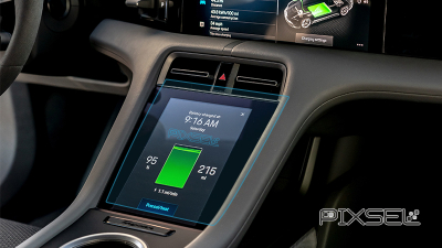 Folie de protecție hibridă ecran controlul climatizării PORSCHE TAYCAN - 10.5“ 2020 -