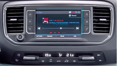 Folie de protecție hibridă ecran monitor CITROEN SPACETOURER - 7“ 2017 - 2023