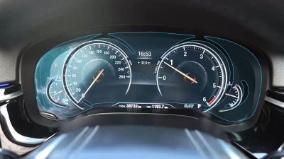 Folie de protecție hibridă ecran panoul de bord BMW 5 / M5 - 14.6“ 2016 - 2020 (G30, G31, G38, F90)