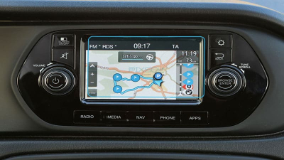 Folie de protecție hibridă ecran monitor FIAT TIPO - 5“ 2016 - 2020
