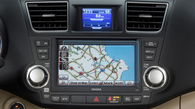 Folie de protecție hibridă ecran monitor TOYOTA HIGHLANDER - 6“ 2010 - 2013