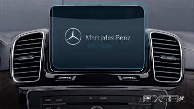 Folie de protecție hibridă ecran monitor MERCEDES BENZ GLE-CLASS - 9.8“ 2015 - 2018