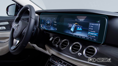 Folie de protecție hibridă ecran monitor MERCEDES BENZ E-CLASS - 28.5“ 2019 - 2023