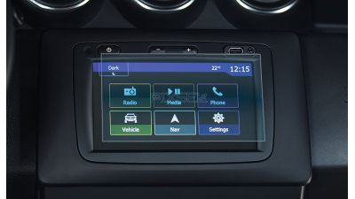 Folie de protecție hibridă ecran monitor RENAULT DUSTER - 6.9“ 2018 - 2020